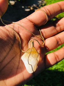 Citrine Stone Pendant