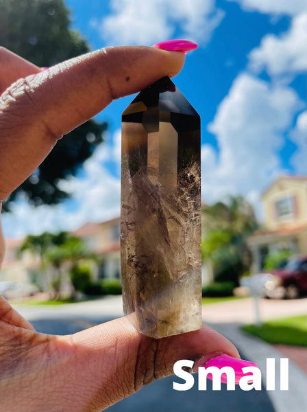 Smokey Quartz Tower