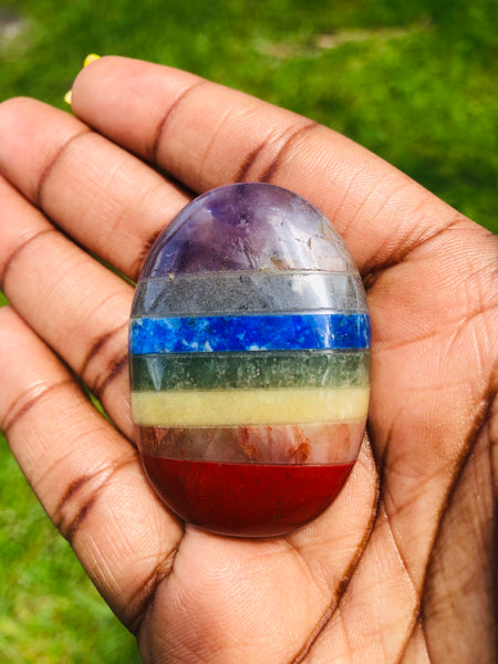 7 Chakra Worry Stone