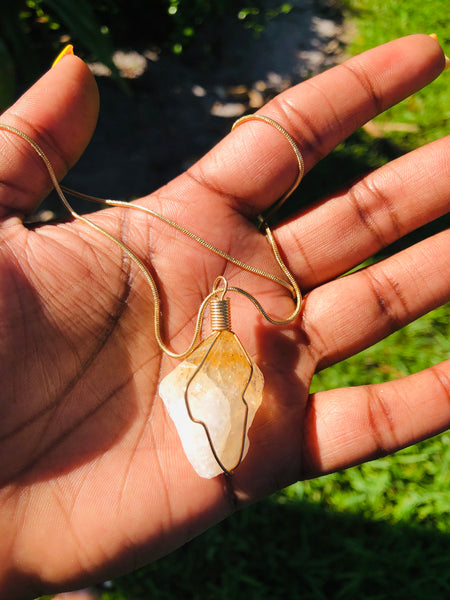 Citrine Stone Pendant