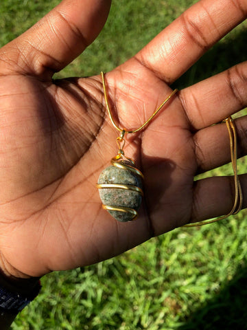 Moss Agate Pendant